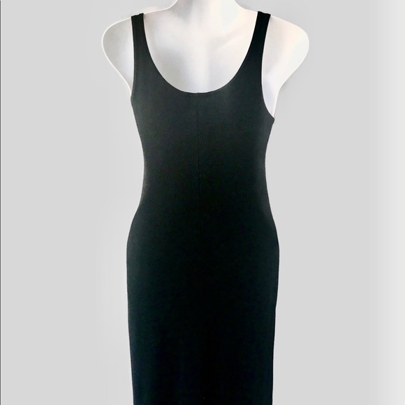 Free People 90s Black Tie Front Maxi Dress, S/XS - Picture 7 of 8